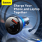 Baseus 65W PPS USB C PD Car Charger Dual Port Fast Charger For Laptop IPhone 7