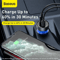 Baseus 65W PPS USB C PD Car Charger Dual Port Fast Charger For Laptop IPhone 8