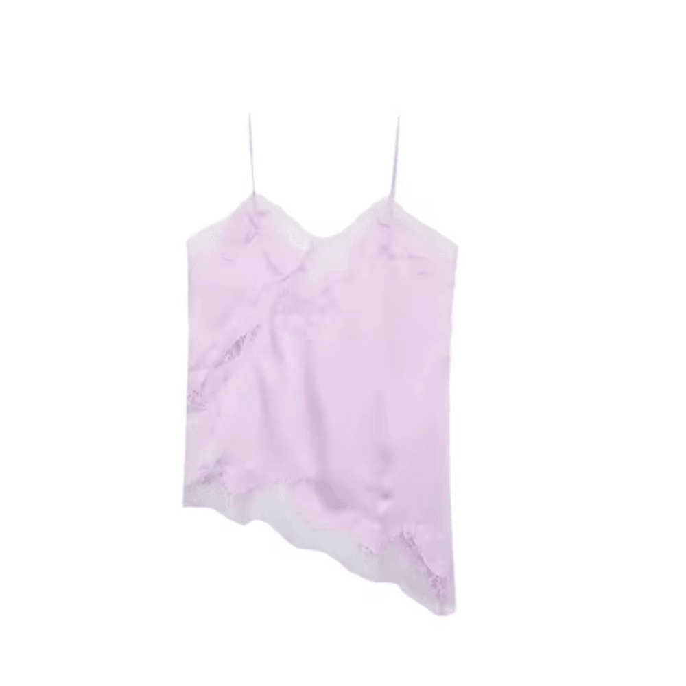 NLZGMSJ 2025 Lace Embellished Camisole Off Shoulder Sleeveless Summer Top 4