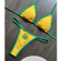 Embroidered Brazil Flag Bikini Contrast Split Patchwork Swimsuit 1