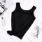 Womens Tank Top With Built In Bra Padded Slim Fit Summer Vest 8