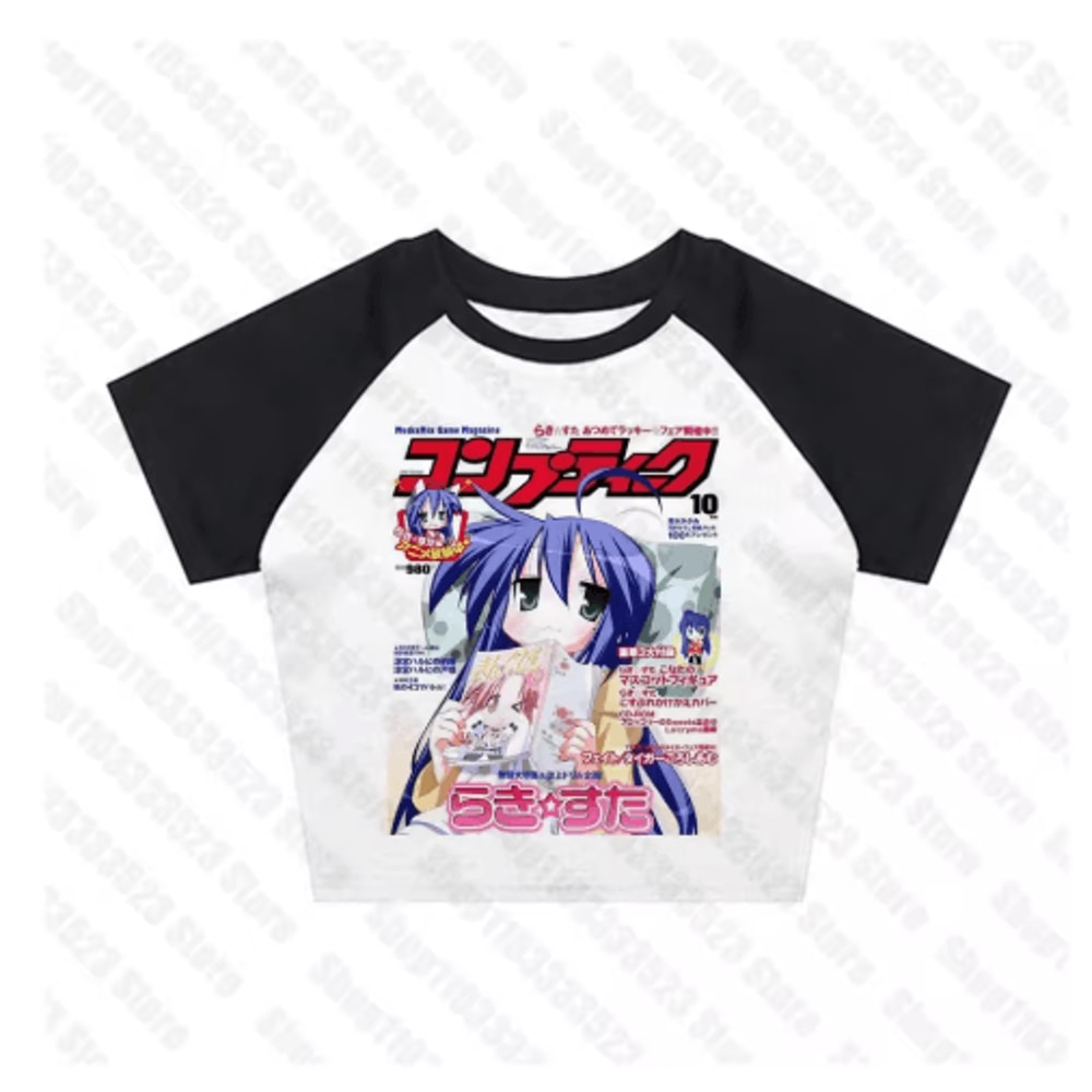 Kawaii Y2K Tank Top Harajuku Letter Print Vintage 90s Crop Vest 3