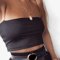 2024 Womens Elastic Cotton Crop Top Sleeveless Summer Cami 5