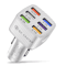 75W 6 Port Car Charger QC30 Fast Charging Adapter 1