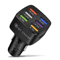 75W 6 Port Car Charger QC30 Fast Charging Adapter 2