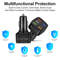 75W 6 Port Car Charger QC30 Fast Charging Adapter 3
