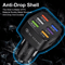 75W 6 Port Car Charger QC30 Fast Charging Adapter 7