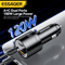 Essager 120W PD Car Charger QC 40 PD 30 Fast USB C Adapter 5