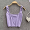 Womens Backless Y2K Crop Top Slim Fit Sleeveless Cami 3