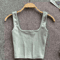 Womens Backless Y2K Crop Top Slim Fit Sleeveless Cami 9