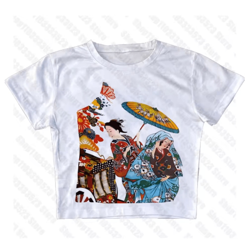 Harajuku Y2K Gothic Graphic Crop Top Vintage Grunge Streetwear Tank 5