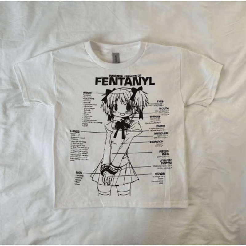 Streetwear Cartoon Graphic Crop Top Vintage Gothic Corset Cami 1