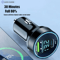 120W Dual Port Type C Car Charger Mini Fast Charging Adapter 3