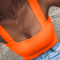 Womens Square Neck Crop Top Backless Off Shoulder Summer Tank 3