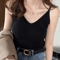Korean Style V Neck Knit Cami Elastic Suspender Summer Tank 4