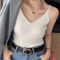 Korean Style V Neck Knit Cami Elastic Suspender Summer Tank 6