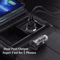Transparent 30W PD USB C Car Charger Super Fast Type C Adapter 5