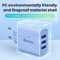 Macaron Color EU 3 Port USB Wall Charger Universal Travel Adapter 2