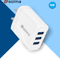 Universal 3 Port USB Travel Charger With EU US UK Plug 3