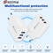 Universal 3 Port USB Travel Charger With EU US UK Plug 6