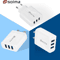 Universal 3 Port USB Travel Charger With EU US UK Plug 0