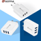 Universal 3 Port USB Travel Charger With EU US UK Plug 0