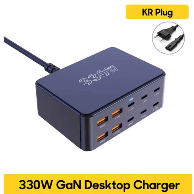 800W GaN USBC Multiport Charging Station With 100W PD Fast Charging 5
