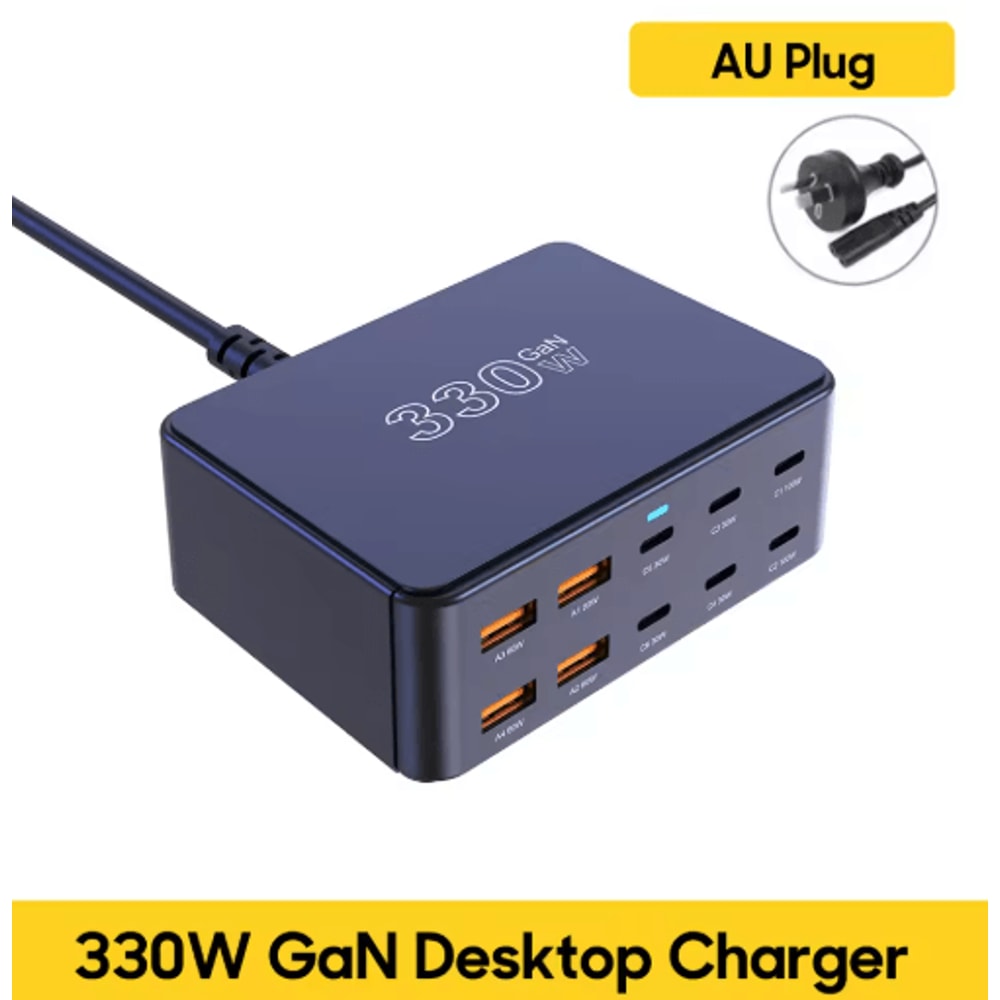 800W GaN USBC Multiport Charging Station With 100W PD Fast Charging 7