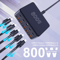 800W GaN USBC Multiport Charging Station With 100W PD Fast Charging 15