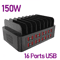 150W 16 Port USBC Fast Charging Station Stand For Phones And Tablets 2