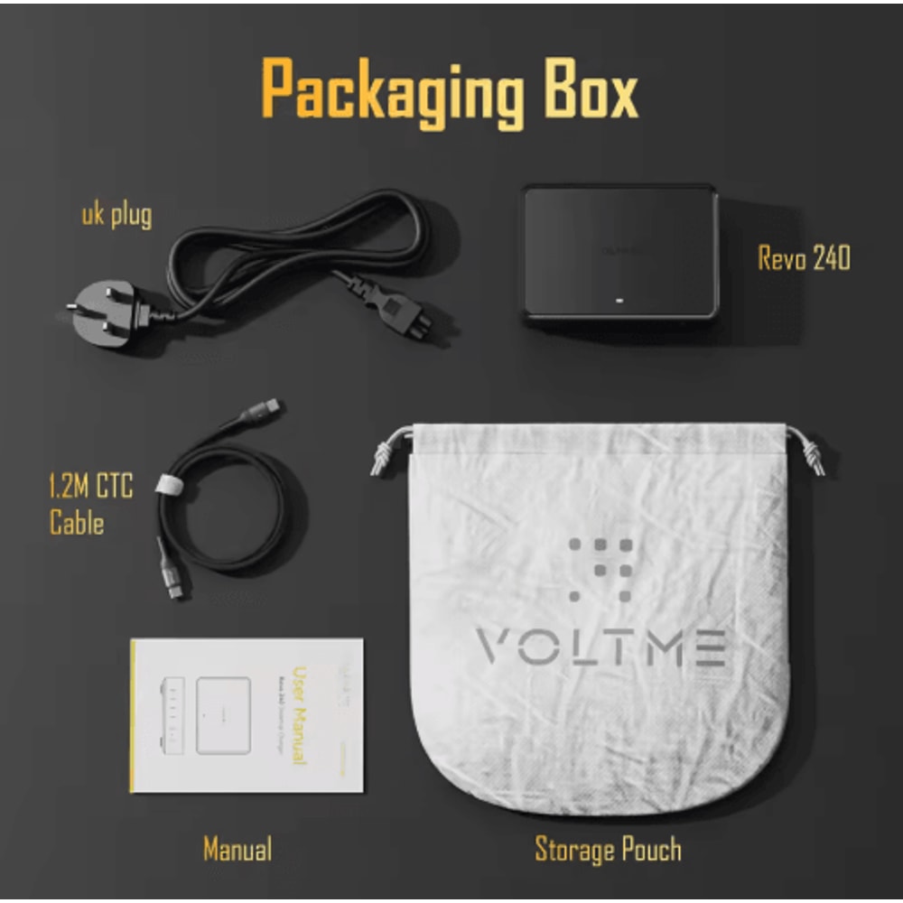 VOLTME 240W GaN USBC 6 Port Desktop Charging Station With PD31 And QC5 1