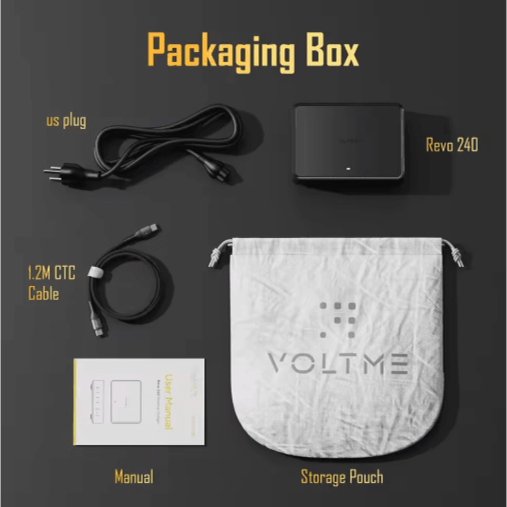 VOLTME 240W GaN USBC 6 Port Desktop Charging Station With PD31 And QC5 4