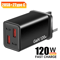 120W 4 Port USBC Fast Wall Charger With Data Cable 3