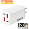 120W 4 Port USBC Fast Wall Charger With Data Cable 5