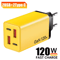 120W 4 Port USBC Fast Wall Charger With Data Cable 7