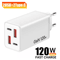 120W 4 Port USBC Fast Wall Charger With Data Cable 8