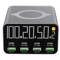 120W 8 Port USBC Desktop Charging Station With Wireless Charger And Digital Display 1