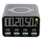 120W 8 Port USBC Desktop Charging Station With Wireless Charger And Digital Display 1