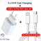 40W PD USB C Fast Charger With Type C Cable For IPhone And IPad 1