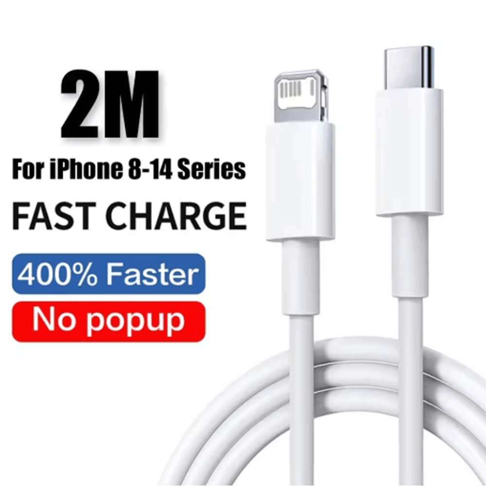 40W PD USB C Fast Charger With Type C Cable For IPhone And IPad 8
