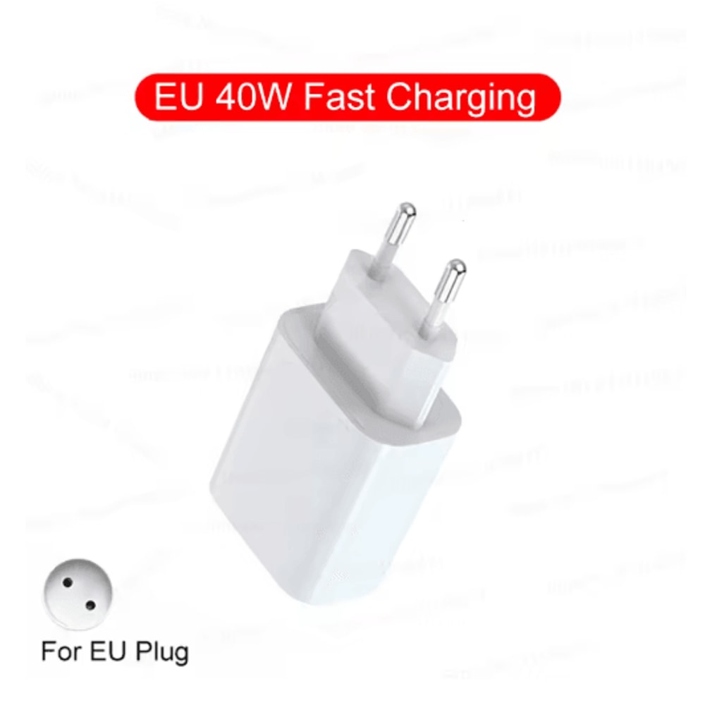 40W PD USB C Fast Charger With Type C Cable For IPhone And IPad 9