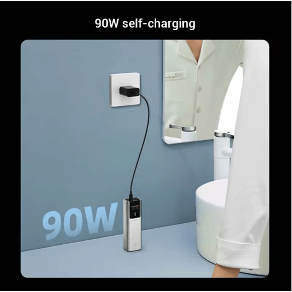 CUKTECH No 10 10000mAh 150W Portable Power Bank With Dual USB C Output 6