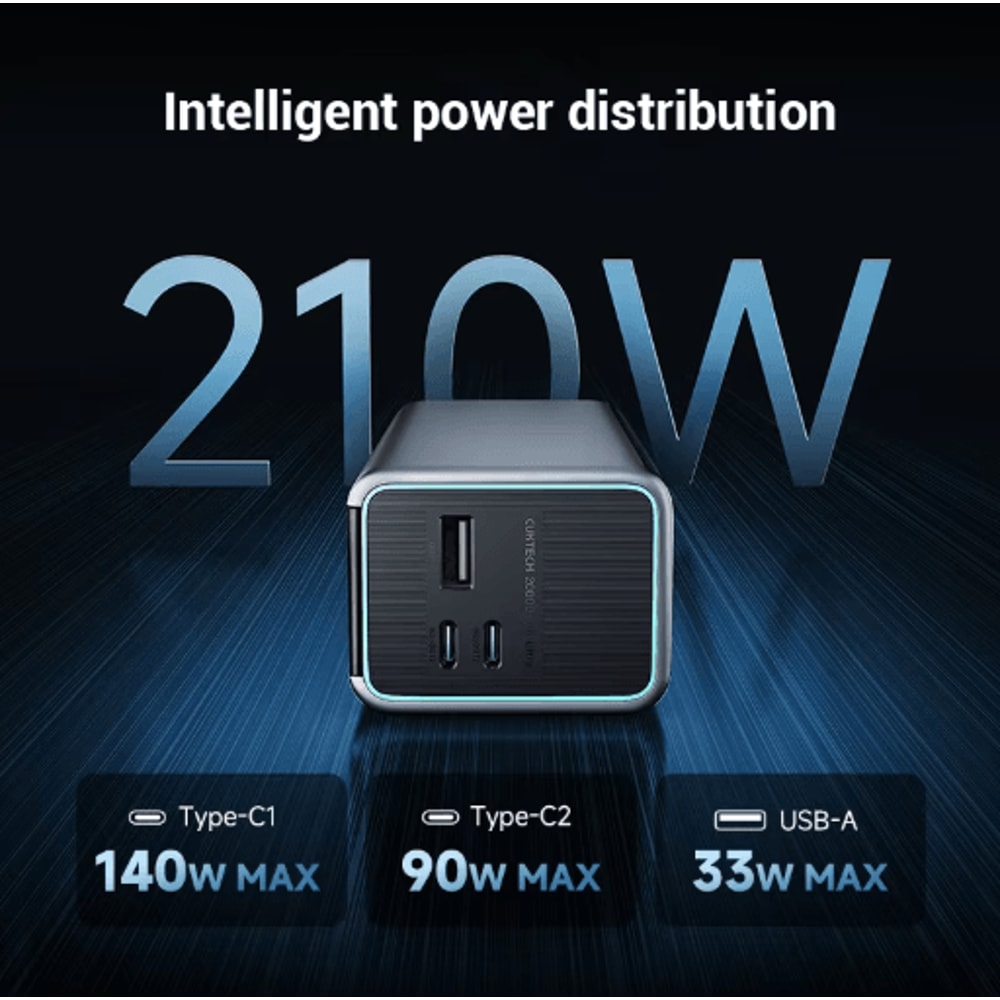 CUKTECH No 15 Ultra 20000mAh 165W Portable Power Bank With Screen Display 6