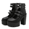 Gdgydh Goth Platform Mary Jane Block Heel Pumps With Buckle Strap 1