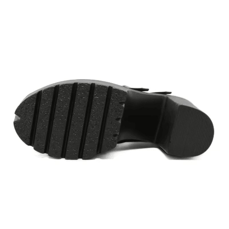 Gdgydh Goth Platform Mary Jane Block Heel Pumps With Buckle Strap 2