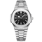 POEDAGAR Luxury Square Stainless Steel Quartz Watch For Men 4