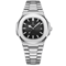 POEDAGAR Luxury Square Stainless Steel Quartz Watch For Men 4