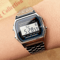 Luxury Gold Silver Retro LED Digital Sports Watch With Steel Band 10