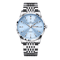 PENGAGAR Luxury Stainless Steel Quartz Watch For Men With Date And Week 4