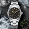 ADDIESDIVE AD2096 100M Waterproof Stainless Steel Quartz Watch 6